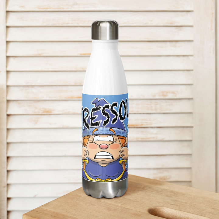 Borraccia in acciaio inossidabile STRESSOLA - Gufetto Brand 