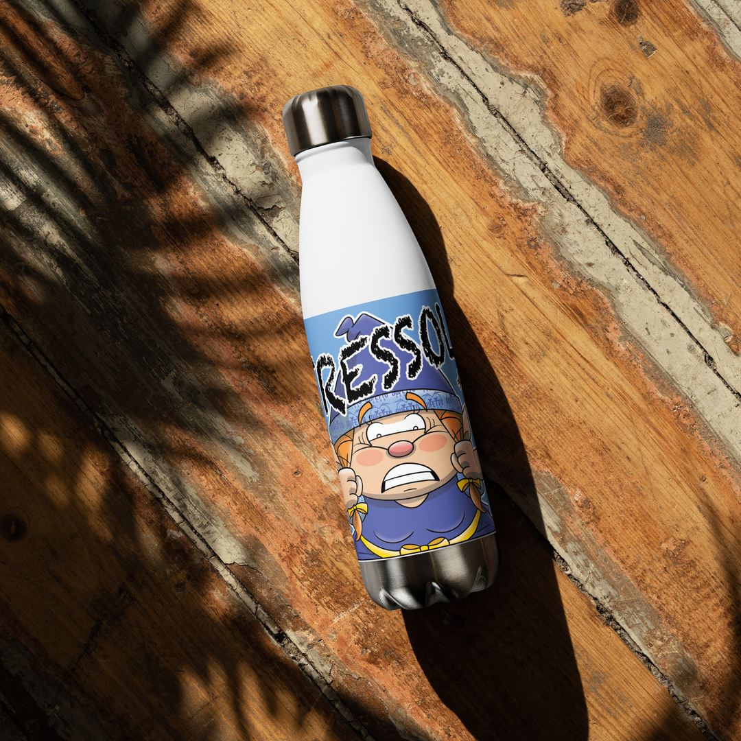 Borraccia in acciaio inossidabile STRESSOLA - Gufetto Brand 