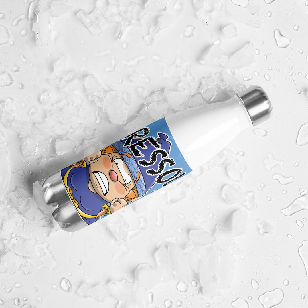 Borraccia in acciaio inossidabile STRESSOLA - Gufetto Brand 