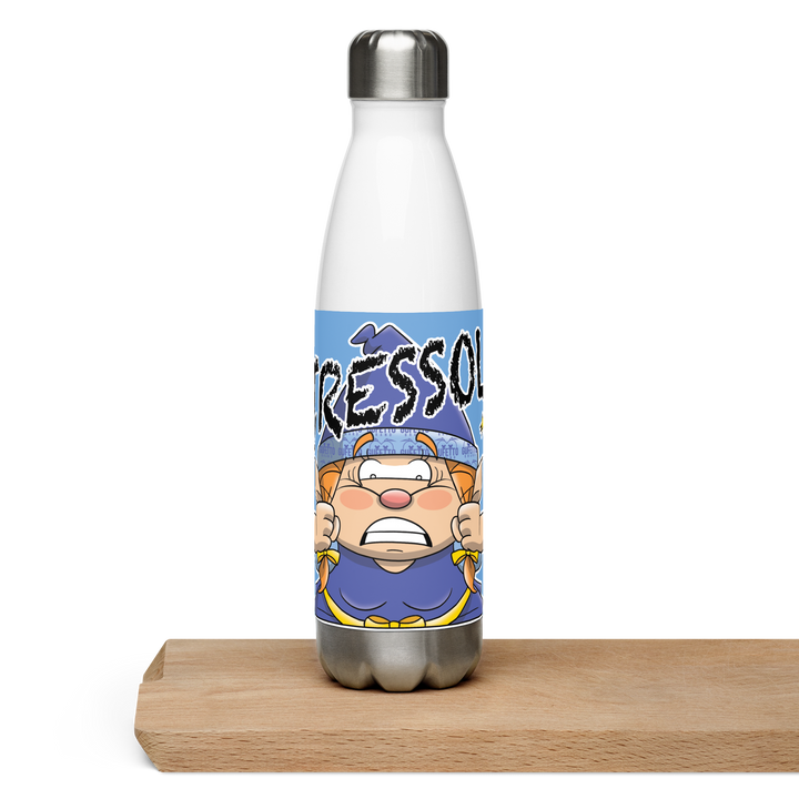 Borraccia in acciaio inossidabile STRESSOLA - Gufetto Brand 