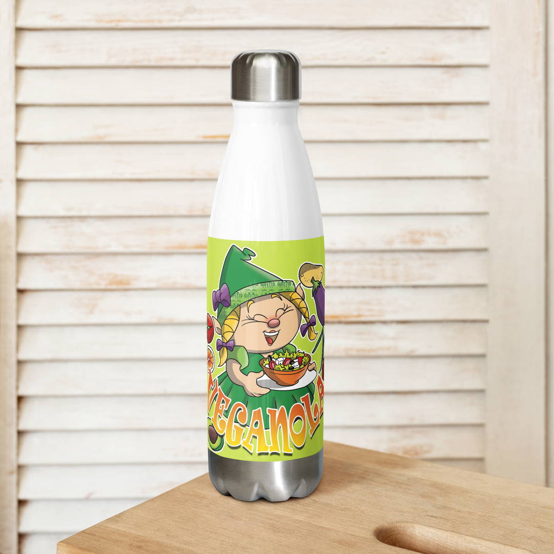 Borraccia in acciaio inossidabile VEGANOLA - Gufetto Brand 