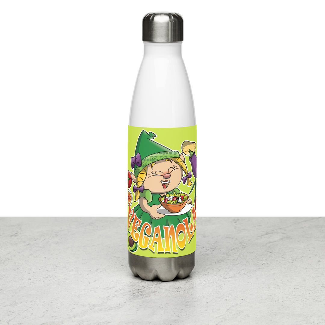Borraccia in acciaio inossidabile VEGANOLA - Gufetto Brand 
