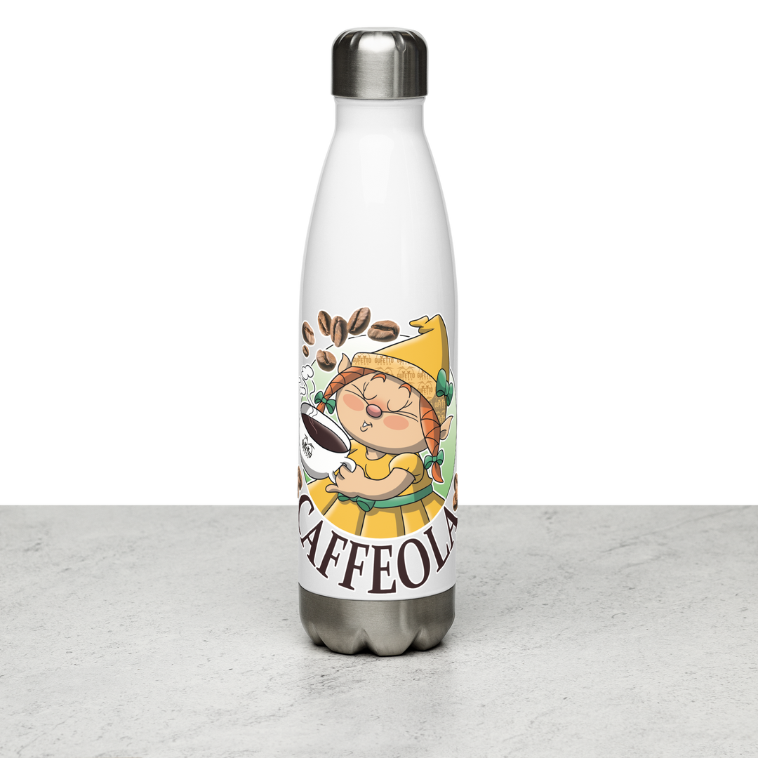 Borraccia in acciaio inossidabile CAFFEOLA - Gufetto Brand 