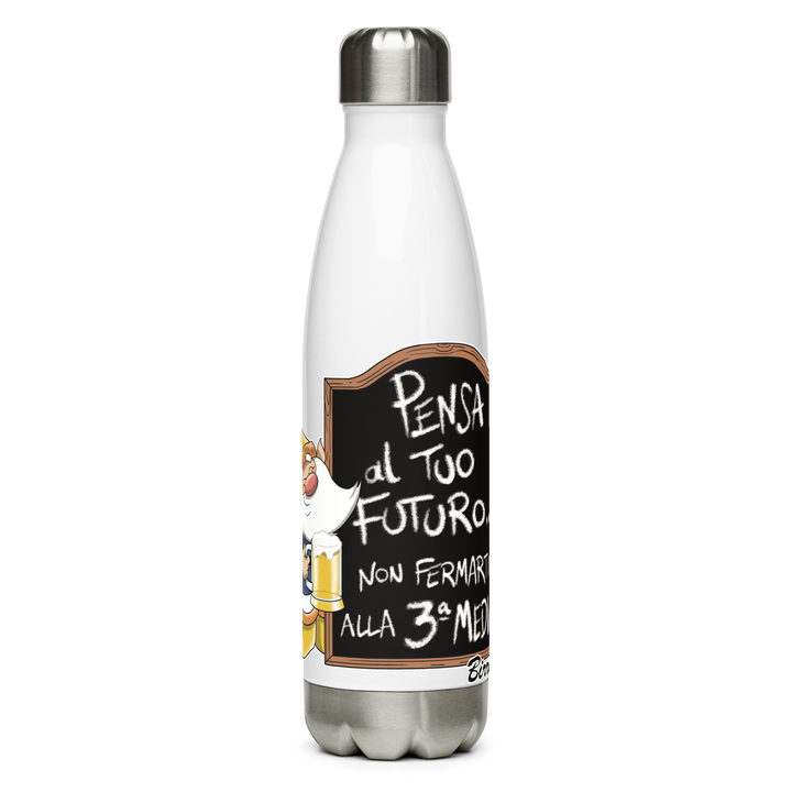 Borraccia in acciaio inossidabile BIRROLO TERZA MEDIA - Gufetto Brand 