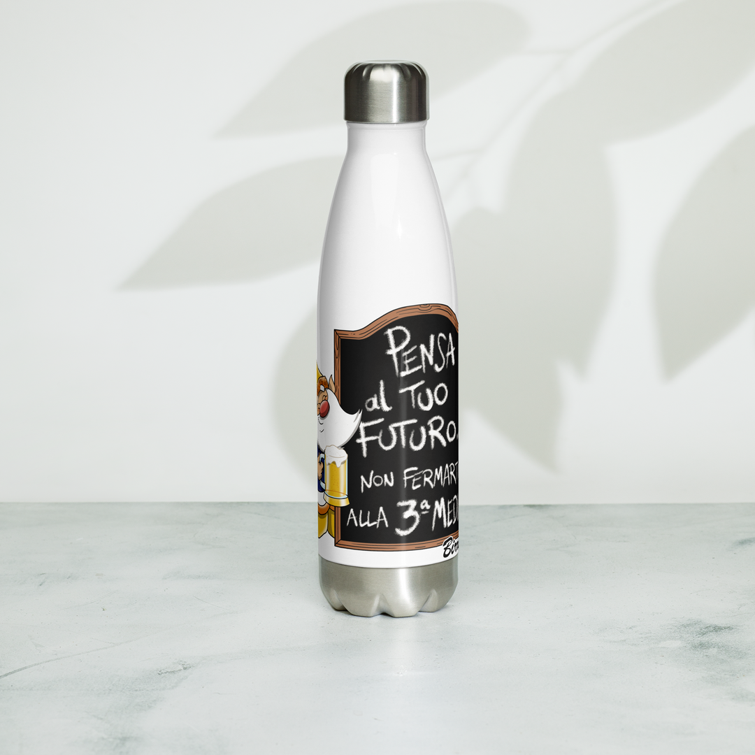 Borraccia in acciaio inossidabile BIRROLO TERZA MEDIA - Gufetto Brand 