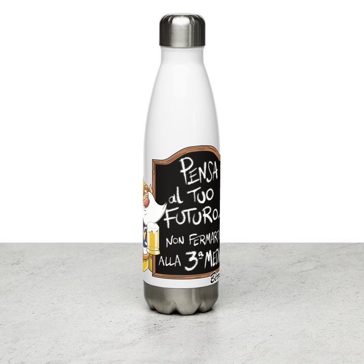 Borraccia in acciaio inossidabile BIRROLO TERZA MEDIA - Gufetto Brand 