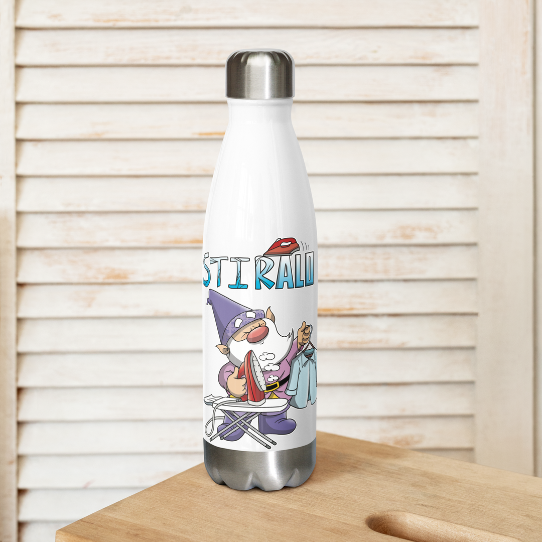 Borraccia in acciaio inossidabile STIRALO - Gufetto Brand 