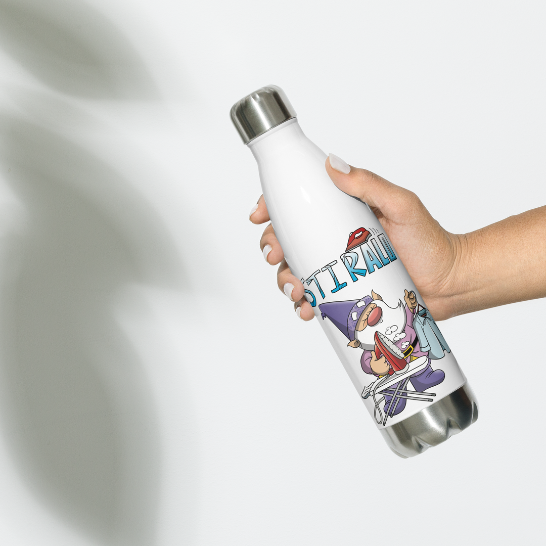 Borraccia in acciaio inossidabile STIRALO - Gufetto Brand 