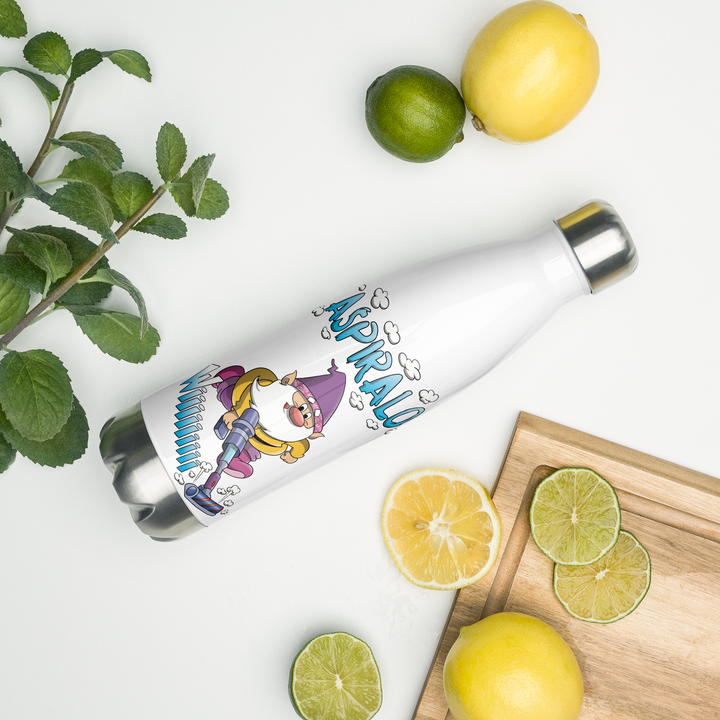 Borraccia in acciaio inossidabile ASPIRALO - Gufetto Brand 