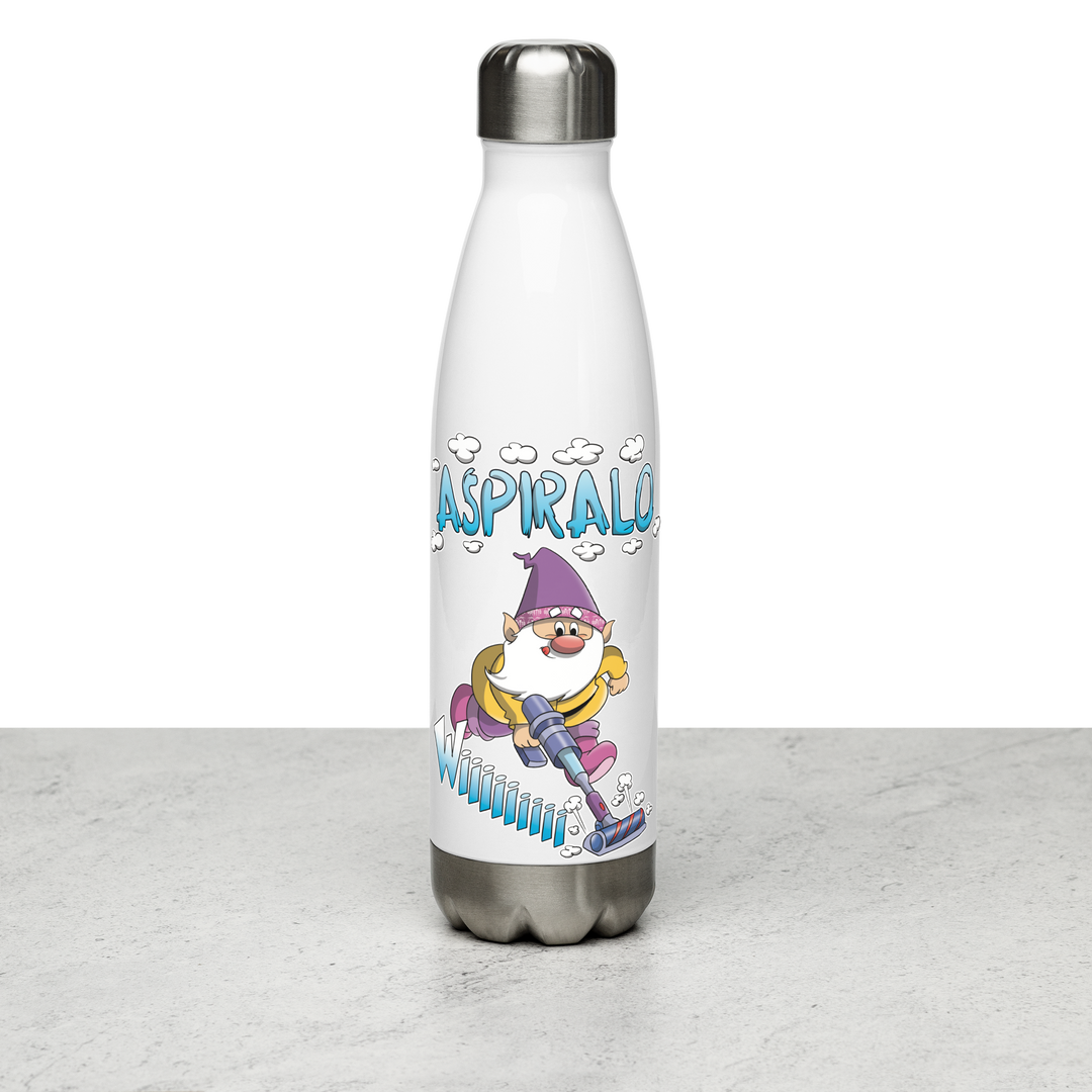 Borraccia in acciaio inossidabile ASPIRALO - Gufetto Brand 