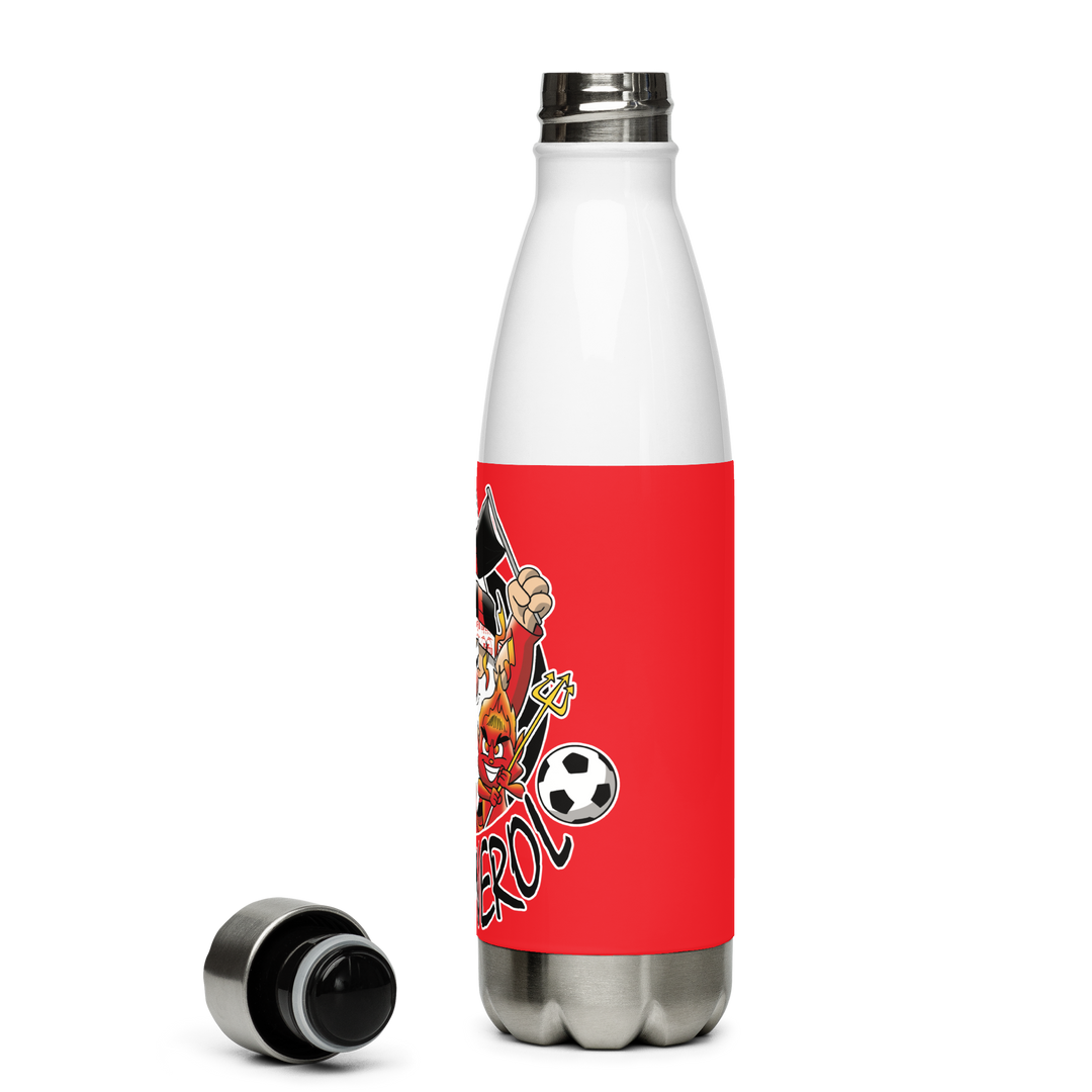 Borraccia in acciaio inossidabile ROSSO NEROLO - Gufetto Brand 