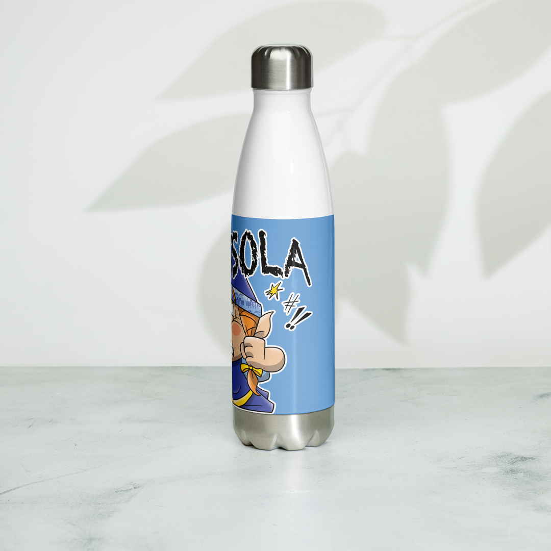 Borraccia in acciaio inossidabile STRESSOLA - Gufetto Brand 