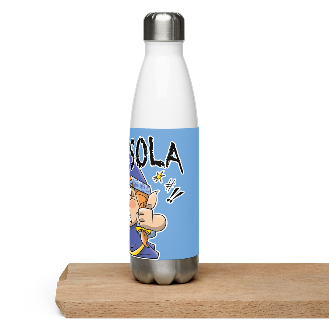 Borraccia in acciaio inossidabile STRESSOLA - Gufetto Brand 