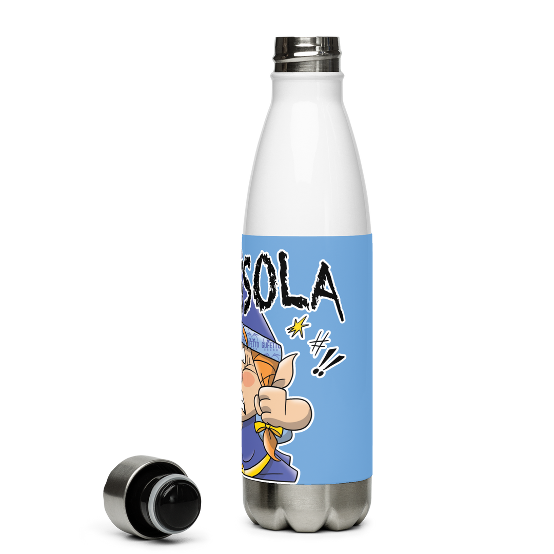 Borraccia in acciaio inossidabile STRESSOLA - Gufetto Brand 