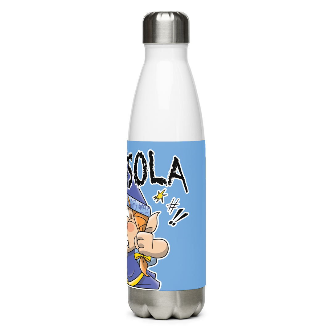 Borraccia in acciaio inossidabile STRESSOLA - Gufetto Brand 