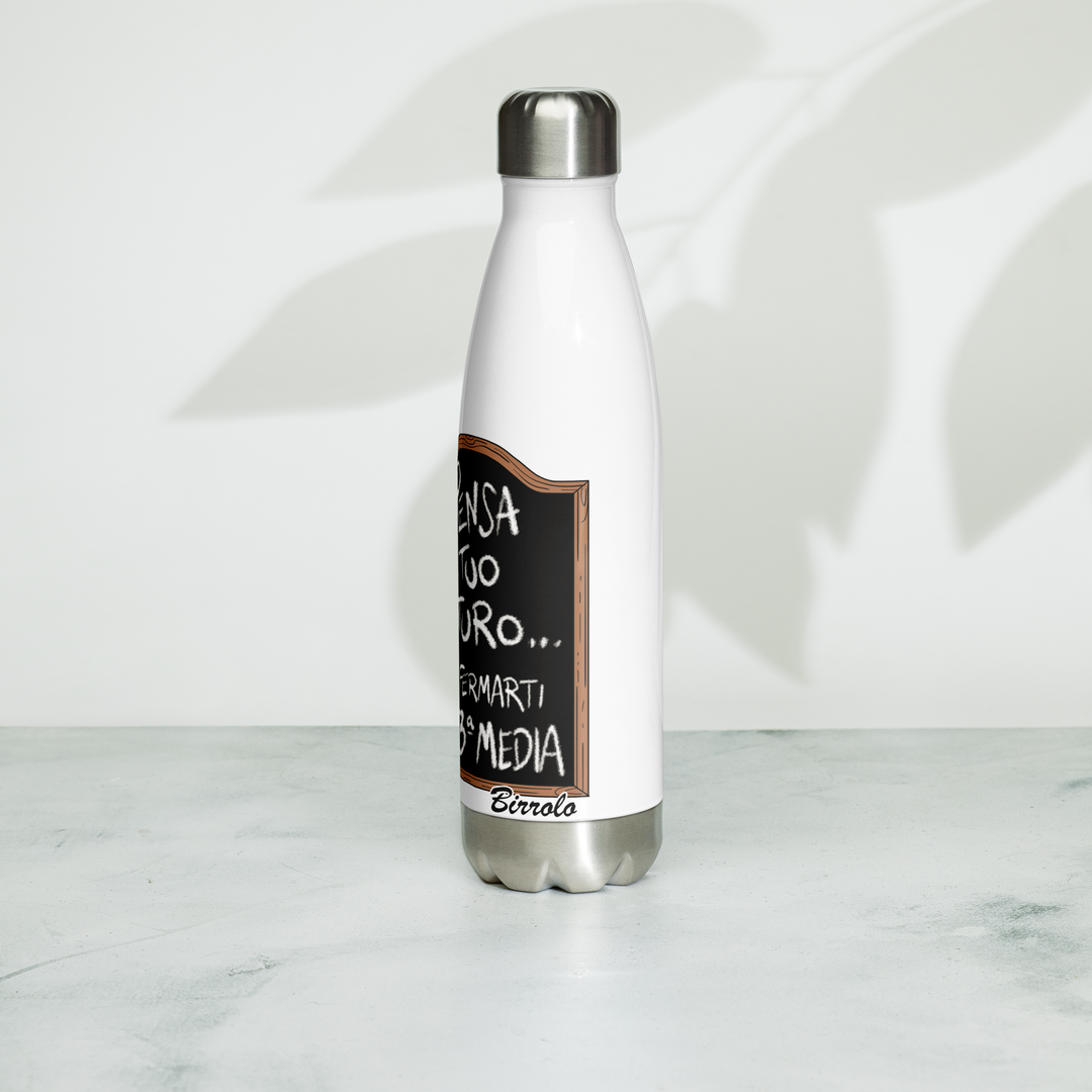 Borraccia in acciaio inossidabile BIRROLO TERZA MEDIA - Gufetto Brand 