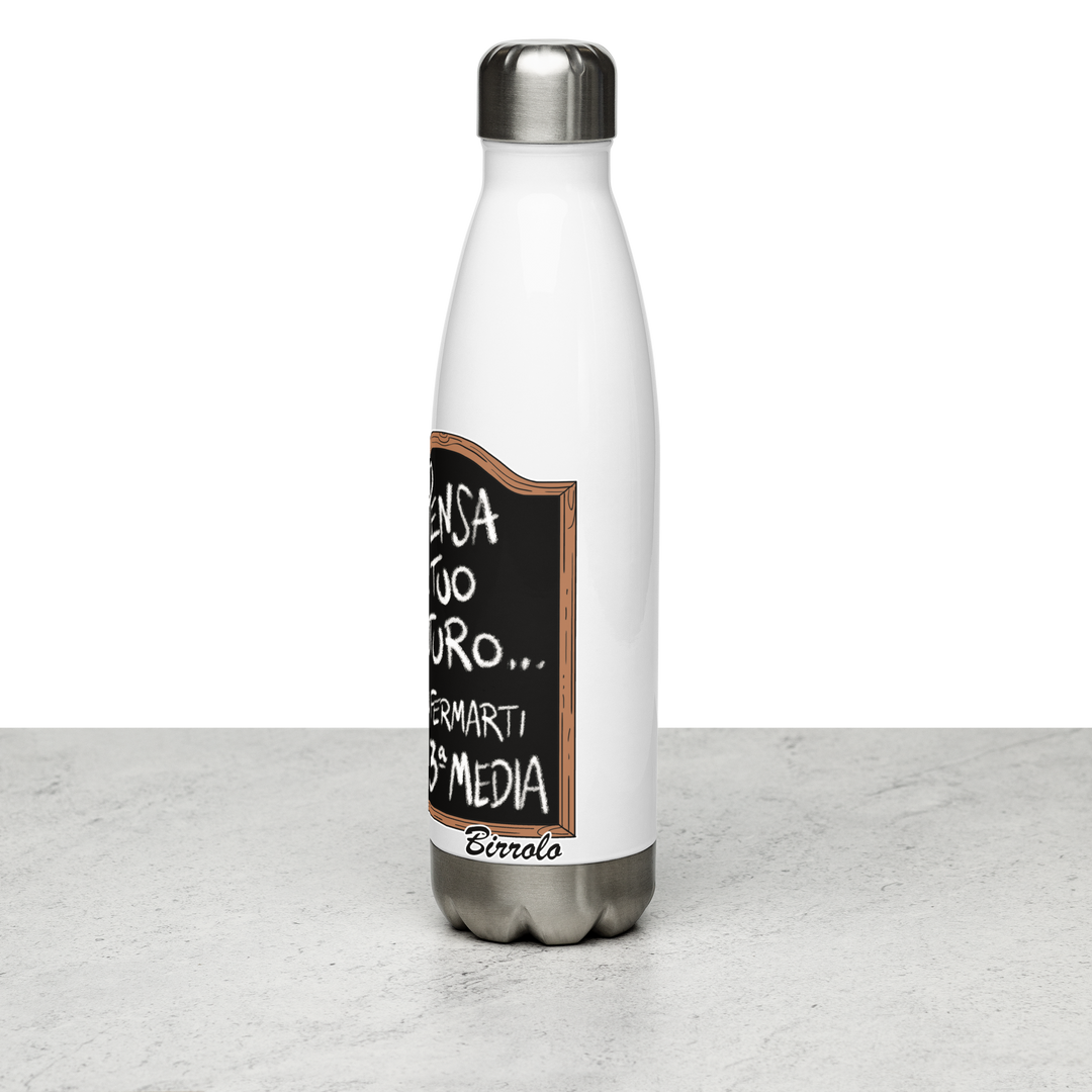 Borraccia in acciaio inossidabile BIRROLO TERZA MEDIA - Gufetto Brand 