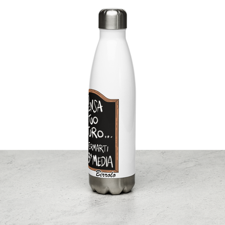 Borraccia in acciaio inossidabile BIRROLO TERZA MEDIA - Gufetto Brand 