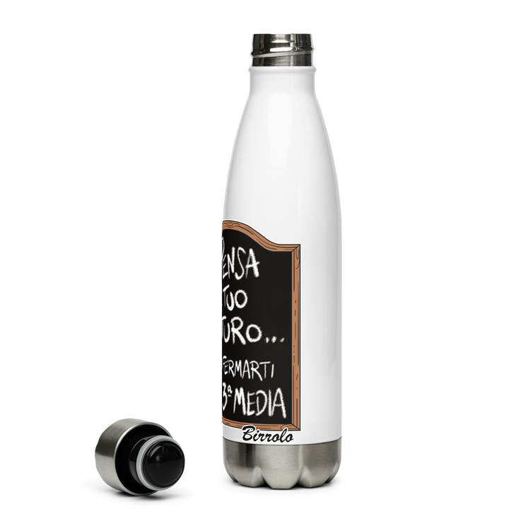 Borraccia in acciaio inossidabile BIRROLO TERZA MEDIA - Gufetto Brand 
