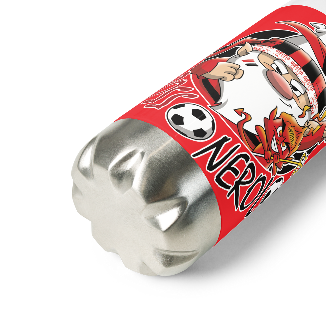 Borraccia in acciaio inossidabile ROSSO NEROLO - Gufetto Brand 