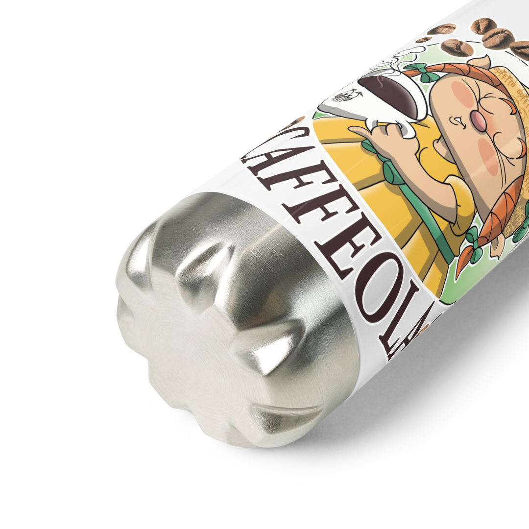 Borraccia in acciaio inossidabile CAFFEOLA - Gufetto Brand 