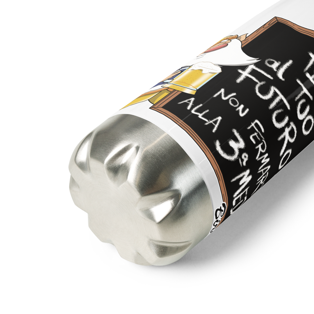 Borraccia in acciaio inossidabile BIRROLO TERZA MEDIA - Gufetto Brand 