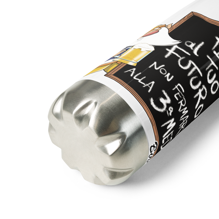 Borraccia in acciaio inossidabile BIRROLO TERZA MEDIA - Gufetto Brand 