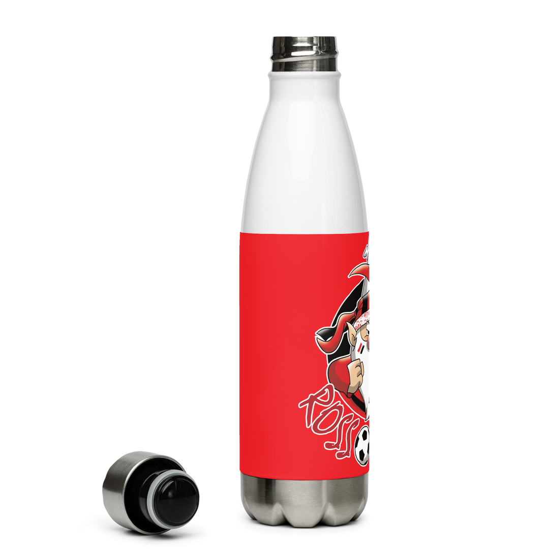 Borraccia in acciaio inossidabile ROSSO NEROLO - Gufetto Brand 