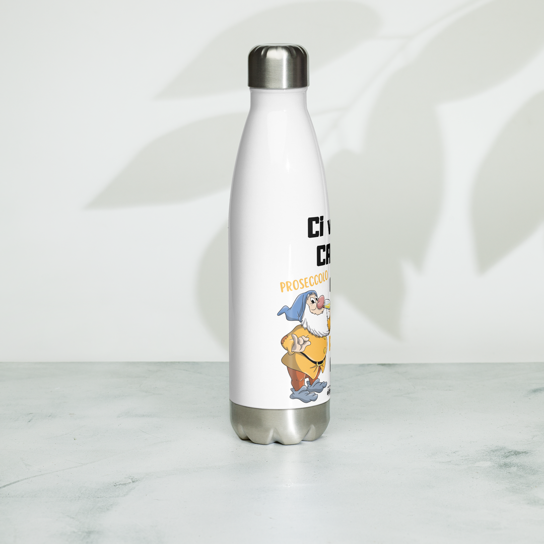 Borraccia in acciaio inossidabile PROSECCO FREDDO - Gufetto Brand 