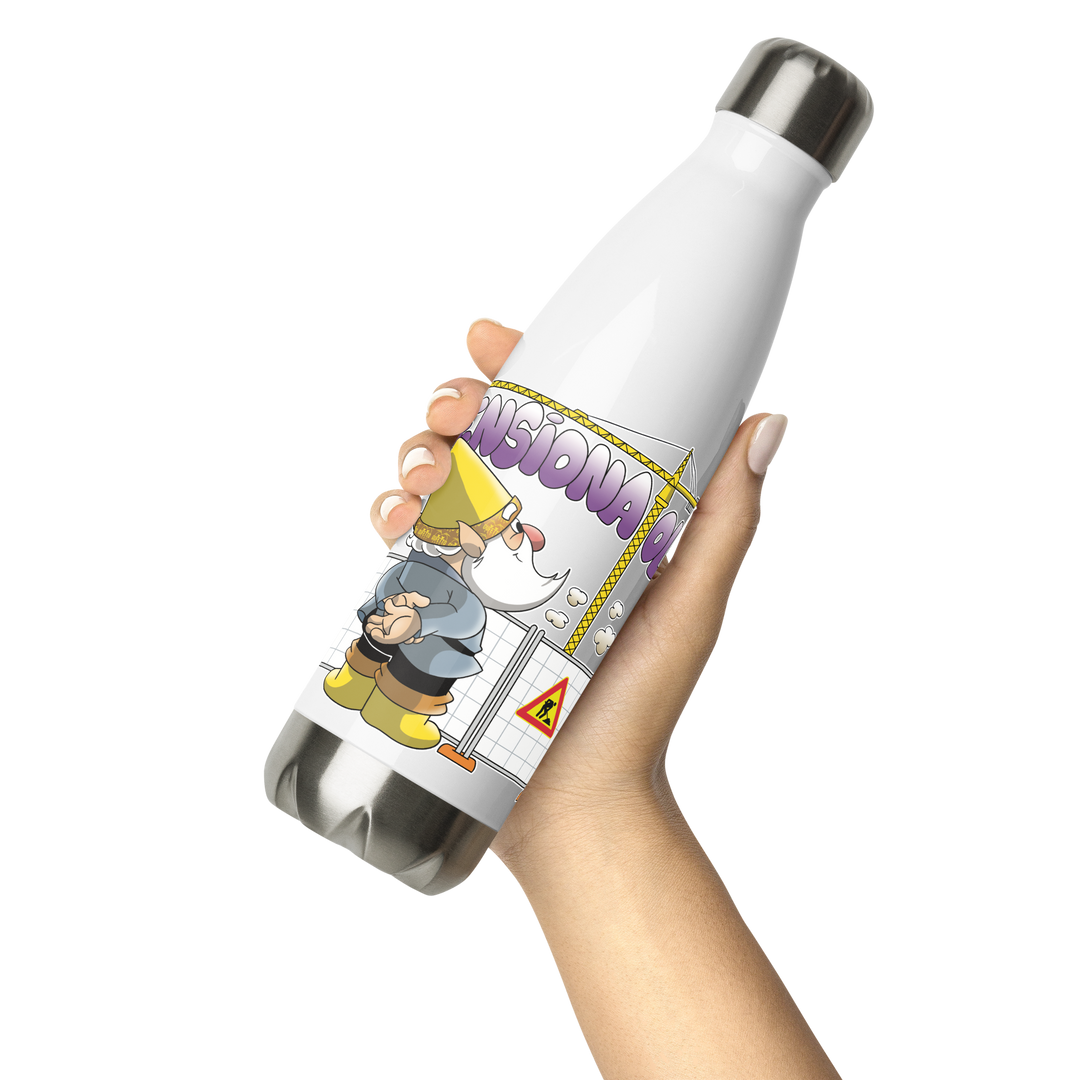 Borraccia in acciaio inossidabile PENSIONATOLO - Gufetto Brand 