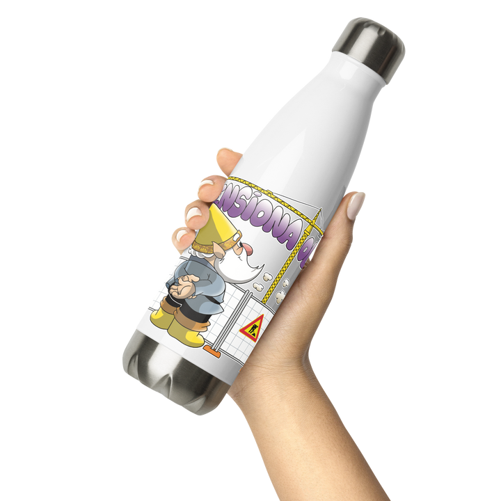 Borraccia in acciaio inossidabile PENSIONATOLO - Gufetto Brand 