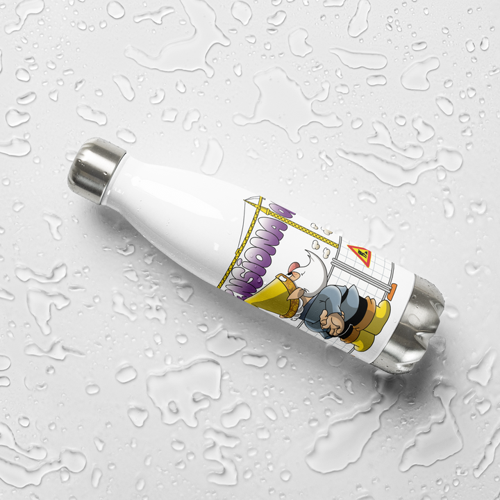 Borraccia in acciaio inossidabile PENSIONATOLO - Gufetto Brand 