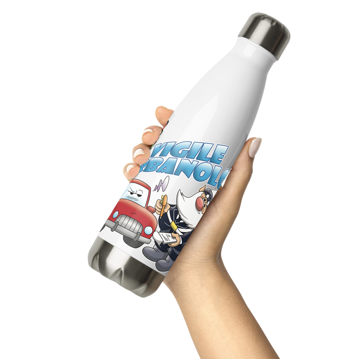 Borraccia in acciaio inossidabile VIGILE URBANOLO - Gufetto Brand 