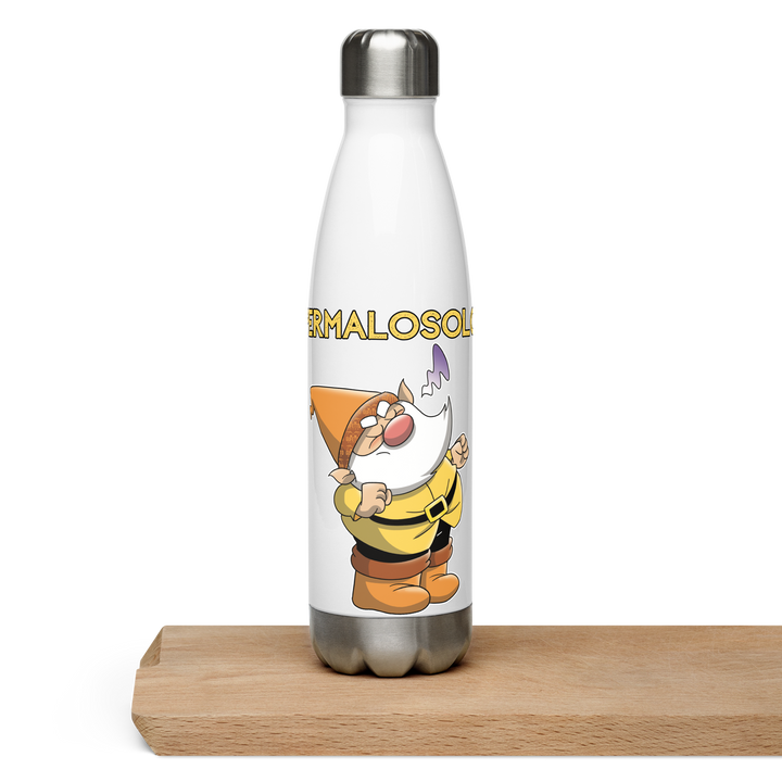 Borraccia in acciaio inossidabile PERMALOSOLO - Gufetto Brand 