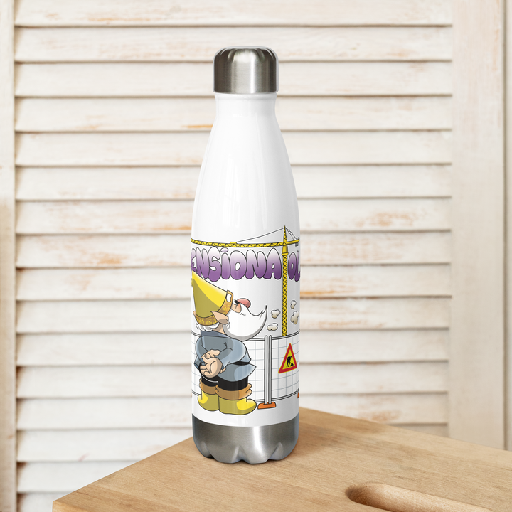 Borraccia in acciaio inossidabile PENSIONATOLO - Gufetto Brand 