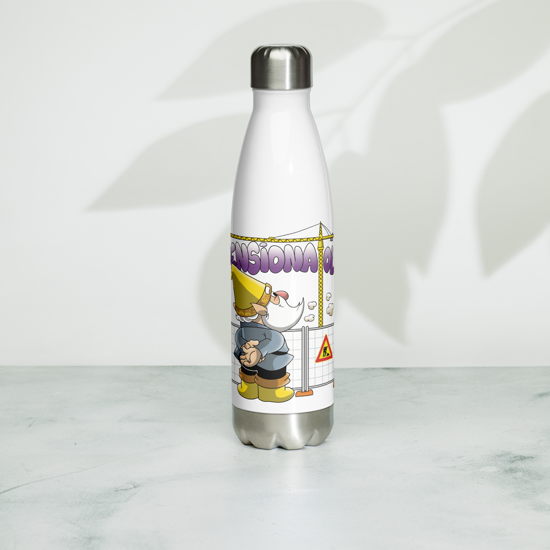 Borraccia in acciaio inossidabile PENSIONATOLO - Gufetto Brand 