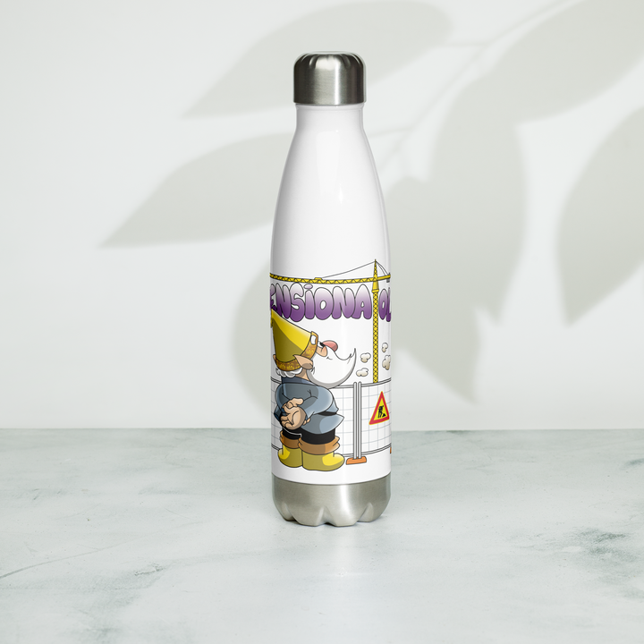 Borraccia in acciaio inossidabile PENSIONATOLO - Gufetto Brand 