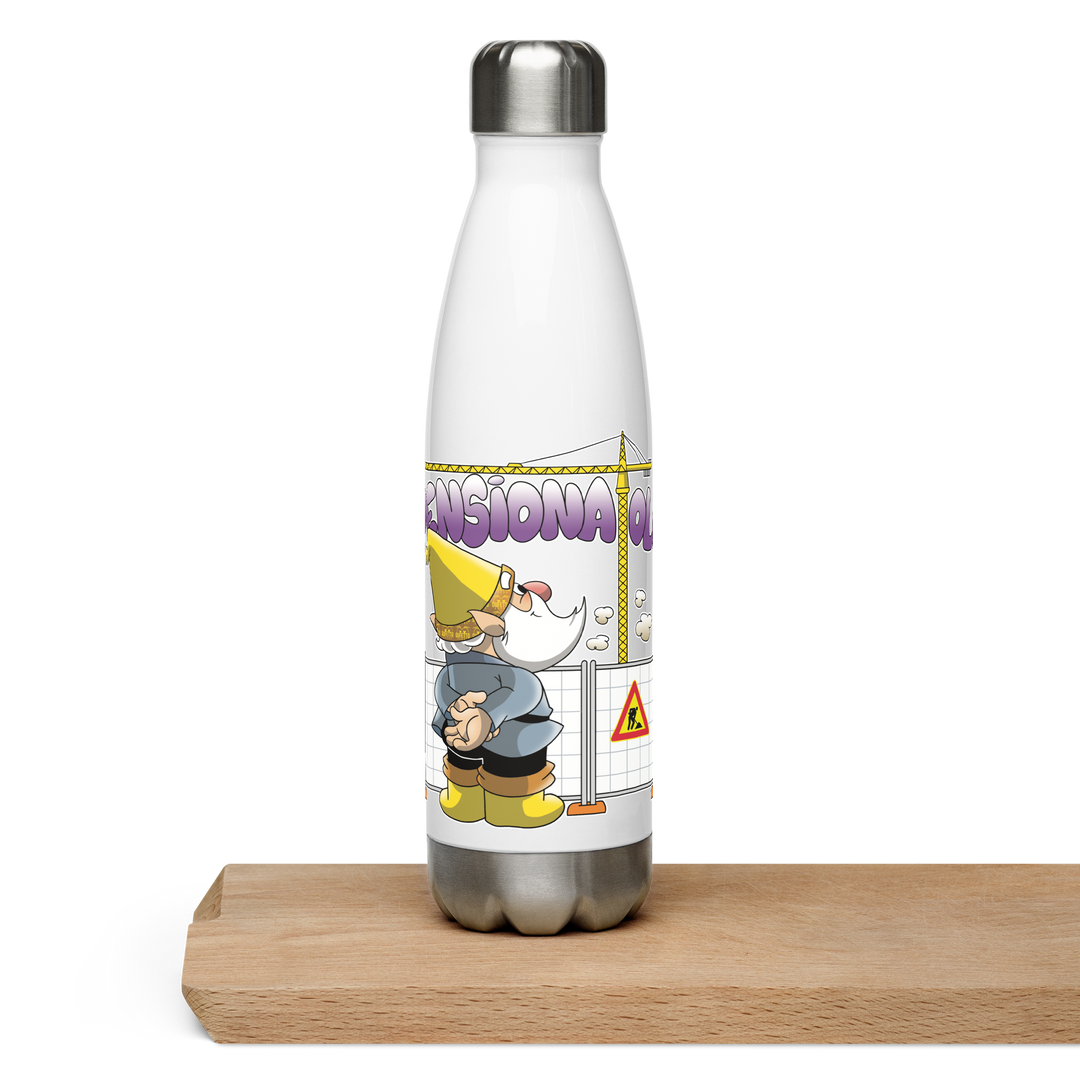 Borraccia in acciaio inossidabile PENSIONATOLO - Gufetto Brand 