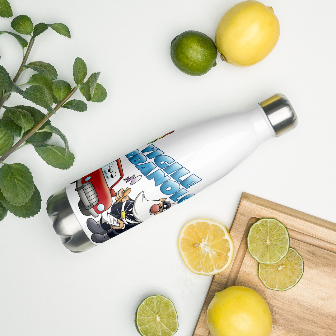 Borraccia in acciaio inossidabile VIGILE URBANOLO - Gufetto Brand 