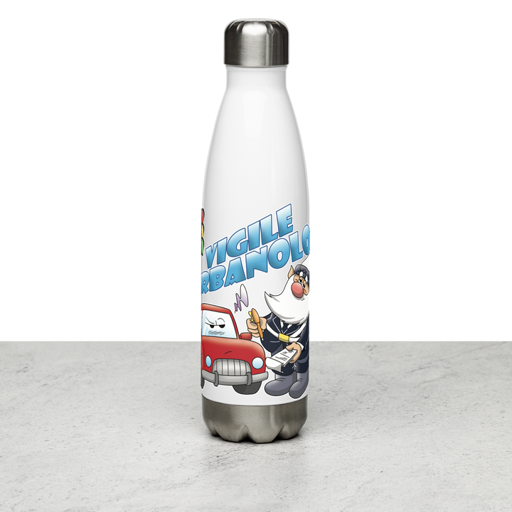 Borraccia in acciaio inossidabile VIGILE URBANOLO - Gufetto Brand 