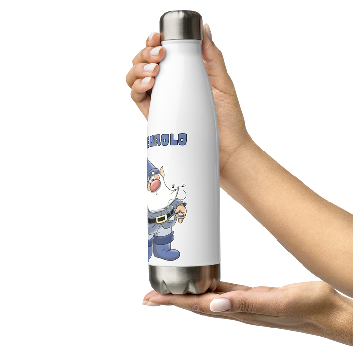 Borraccia in acciaio inossidabile NONHOUNEUROLO - Gufetto Brand 