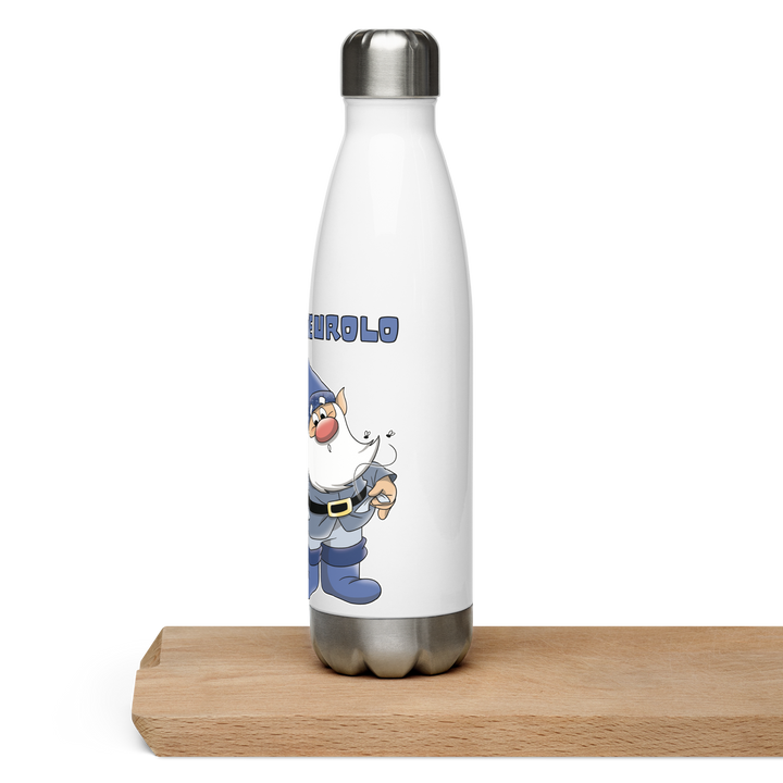 Borraccia in acciaio inossidabile NONHOUNEUROLO - Gufetto Brand 