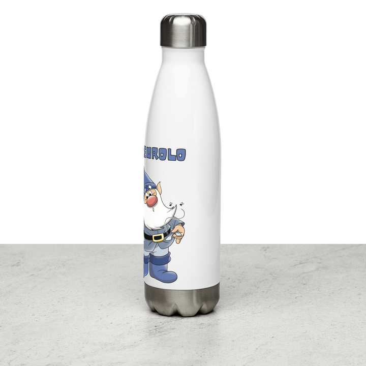 Borraccia in acciaio inossidabile NONHOUNEUROLO - Gufetto Brand 