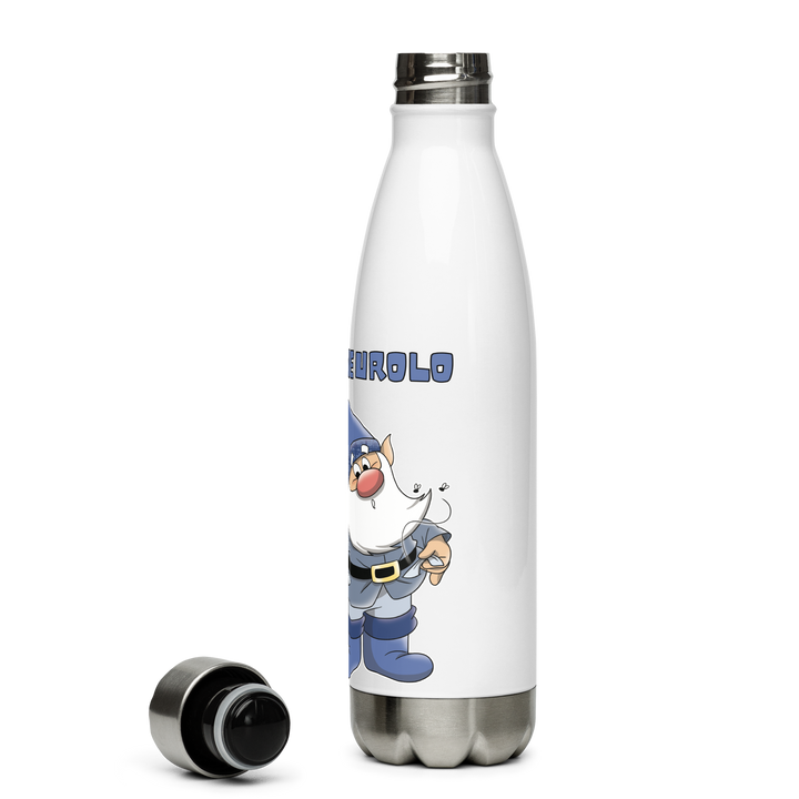 Borraccia in acciaio inossidabile NONHOUNEUROLO - Gufetto Brand 