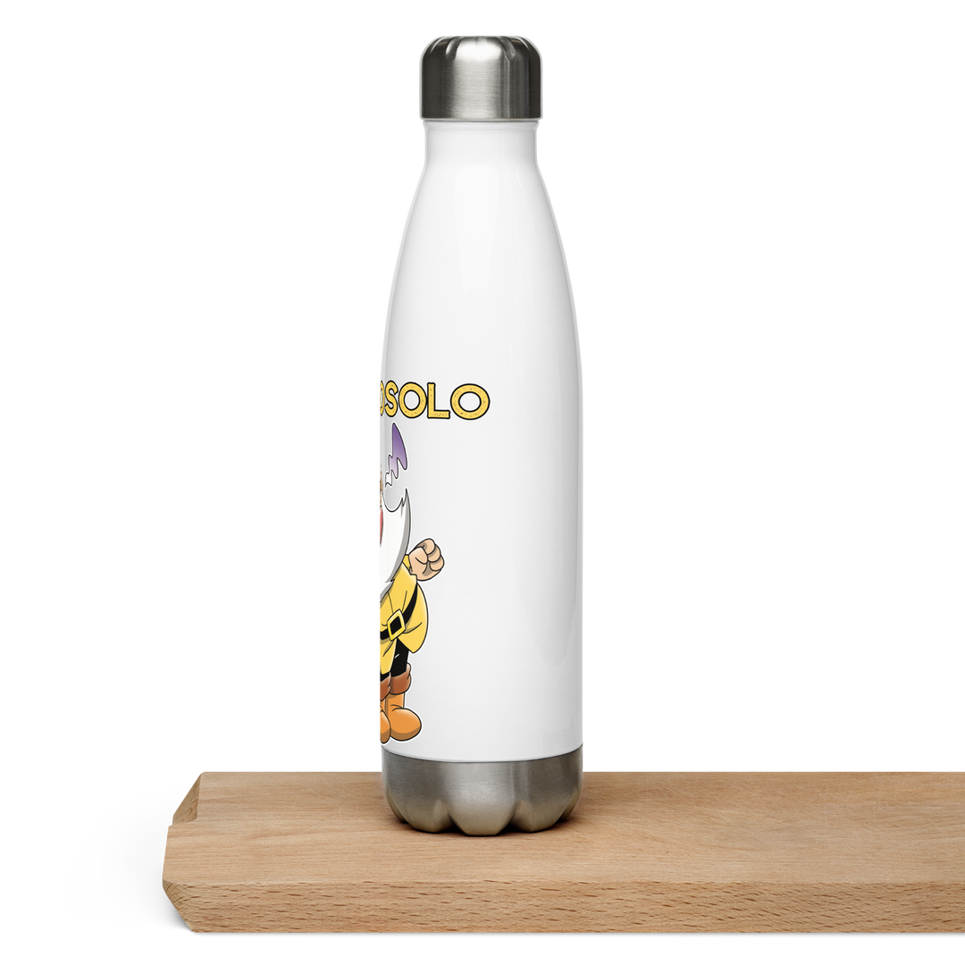 Borraccia in acciaio inossidabile PERMALOSOLO - Gufetto Brand 