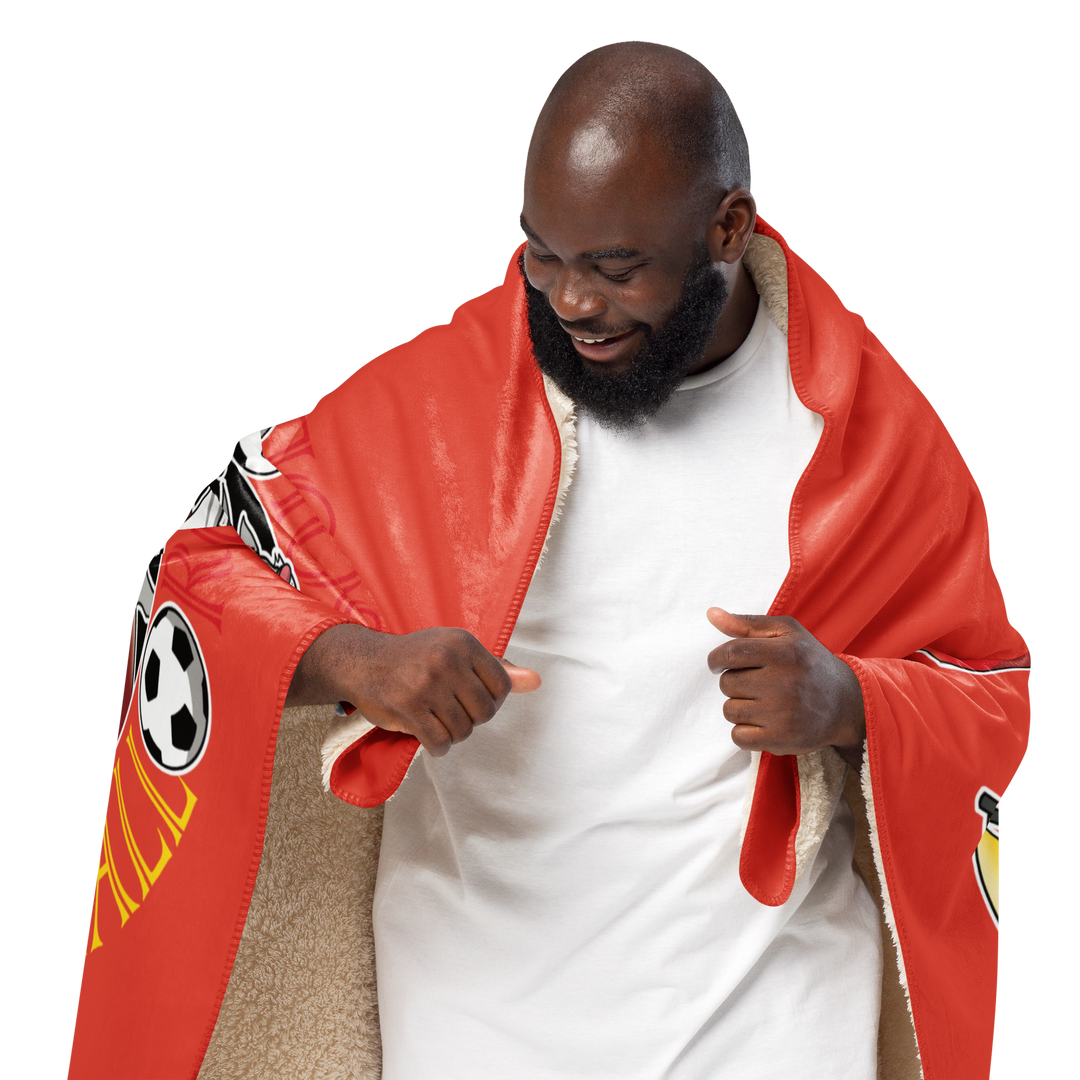 Coperta sherpa GIALLO ROSSOLO - Gufetto Brand 