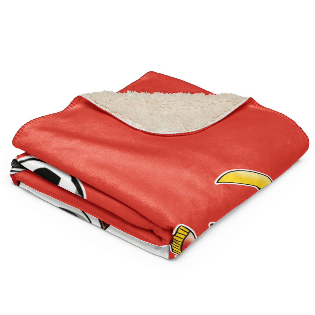 Coperta sherpa GIALLO ROSSOLO - Gufetto Brand 