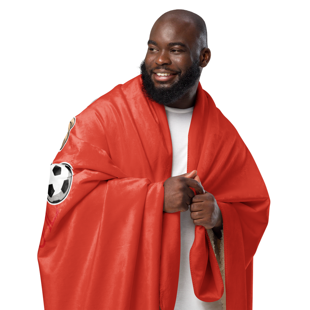 Coperta sherpa GIALLO ROSSOLO - Gufetto Brand 