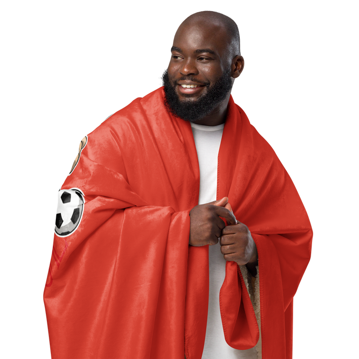 Coperta sherpa GIALLO ROSSOLO - Gufetto Brand 