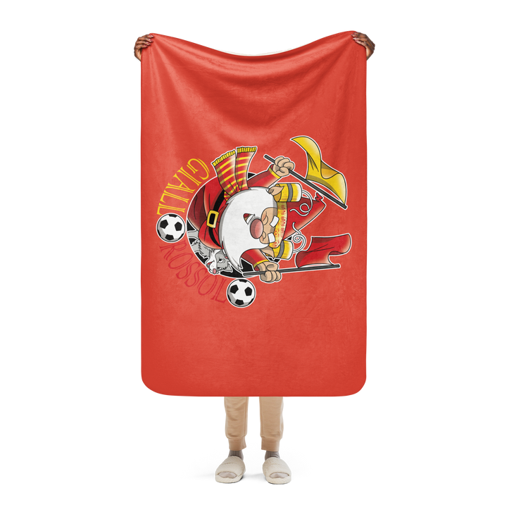 Coperta sherpa GIALLO ROSSOLO - Gufetto Brand 